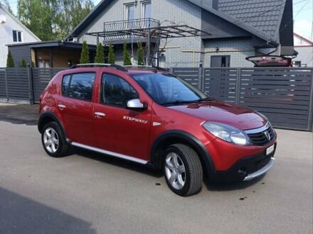 Дачія Sandero StepWay 2012 у Луцьку на Automoto.ua Червоний Дачія Sandero StepWay, об'ємом двигуна 1.6 л та пробігом 124 тис. км за 6750 $, фото 1 на Automoto.ua