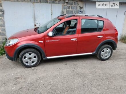 Красный Дачия Sandero StepWay, объемом двигателя 1.6 л и пробегом 122 тыс. км за 7600 $, фото 1 на Automoto.ua