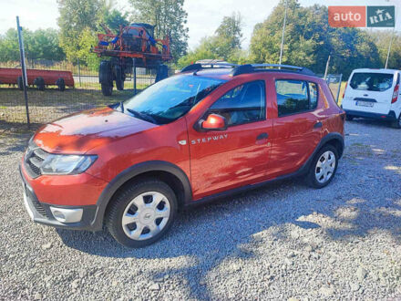 Червоний Дачія Sandero StepWay, об'ємом двигуна 0.9 л та пробігом 144 тис. км за 6700 $, фото 1 на Automoto.ua