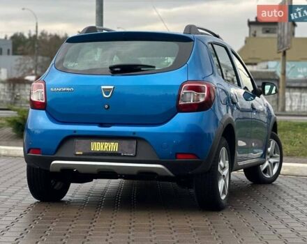 Синий Дачия Sandero StepWay, объемом двигателя 1.5 л и пробегом 219 тыс. км за 7950 $, фото 10 на Automoto.ua