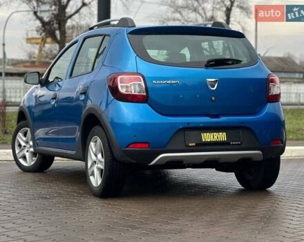 Синий Дачия Sandero StepWay, объемом двигателя 1.5 л и пробегом 219 тыс. км за 7950 $, фото 12 на Automoto.ua