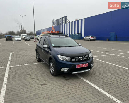 Синий Дачия Sandero StepWay, объемом двигателя 1.5 л и пробегом 221 тыс. км за 9400 $, фото 2 на Automoto.ua