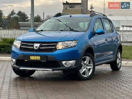 Синий Дачия Sandero StepWay, объемом двигателя 1.5 л и пробегом 219 тыс. км за 7950 $, фото 1 на Automoto.ua