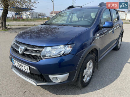 Дачія Sandero StepWay 2016 у Кременчуге на Automoto.ua Синій Дачія Sandero StepWay, об'ємом двигуна 1.5 л та пробігом 252 тис. км за 8885 $, фото 1 на Automoto.ua