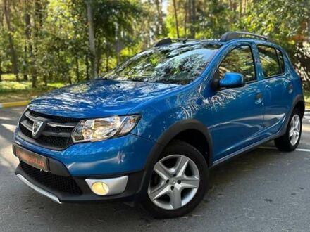 Дачия Sandero StepWay 2016 в Буче на Automoto.ua Синий Дачия Sandero StepWay, объемом двигателя 0 л и пробегом 91 тыс. км за 7700 $, фото 1 на Automoto.ua