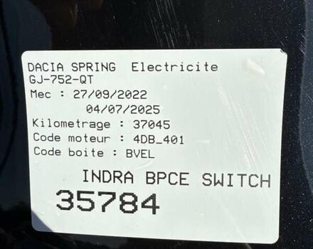 Черный Дачия Spring, объемом двигателя 0 л и пробегом 37 тыс. км за 6900 $, фото 21 на Automoto.ua