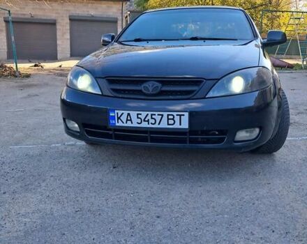 Черный Дэу Джентра, объемом двигателя 1.49 л и пробегом 203 тыс. км за 4700 $, фото 1 на Automoto.ua