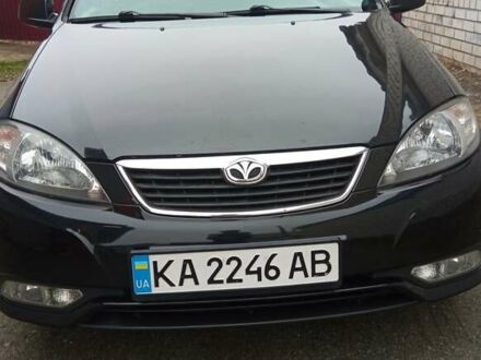 Черный Дэу Джентра, объемом двигателя 1.49 л и пробегом 122 тыс. км за 6750 $, фото 1 на Automoto.ua