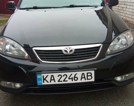 Черный Дэу Джентра, объемом двигателя 1.49 л и пробегом 122 тыс. км за 6750 $, фото 1 на Automoto.ua