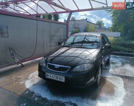 Черный Дэу Джентра, объемом двигателя 1.49 л и пробегом 200 тыс. км за 5000 $, фото 1 на Automoto.ua
