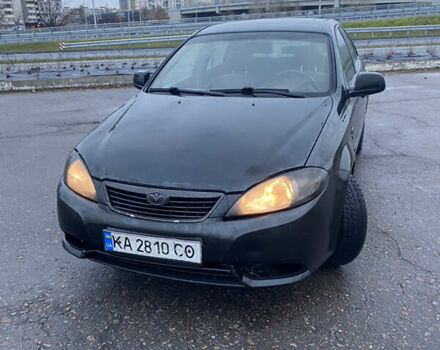 Черный Дэу Джентра, объемом двигателя 1.49 л и пробегом 221 тыс. км за 4000 $, фото 1 на Automoto.ua