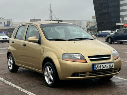 Желтый Дэу Калос, объемом двигателя 1.2 л и пробегом 157 тыс. км за 2700 $, фото 1 на Automoto.ua