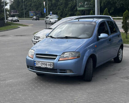 Синий Дэу Калос, объемом двигателя 1.4 л и пробегом 160 тыс. км за 3500 $, фото 1 на Automoto.ua