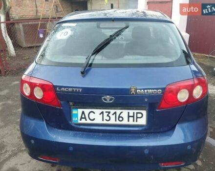 Синий Дэу Лачетти, объемом двигателя 1.6 л и пробегом 188 тыс. км за 3050 $, фото 1 на Automoto.ua