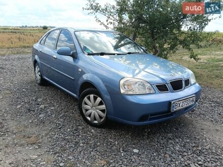 Синий Дэу Лачетти, объемом двигателя 1.6 л и пробегом 206 тыс. км за 3200 $, фото 1 на Automoto.ua