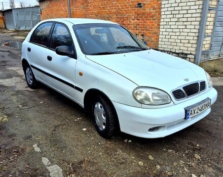 Белый Дэу Ланос, объемом двигателя 1.5 л и пробегом 220 тыс. км за 1850 $, фото 1 на Automoto.ua