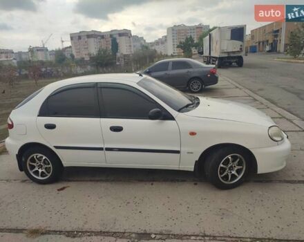 Белый Дэу Ланос, объемом двигателя 1.5 л и пробегом 196 тыс. км за 3500 $, фото 3 на Automoto.ua