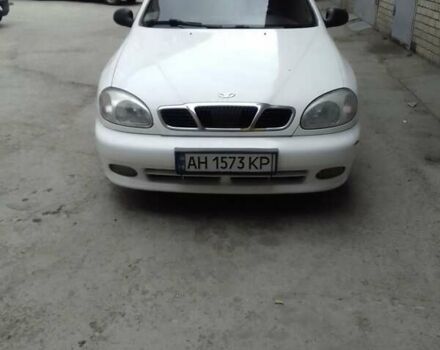 Белый Дэу Ланос, объемом двигателя 1.5 л и пробегом 233 тыс. км за 2500 $, фото 1 на Automoto.ua