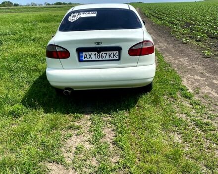 Белый Дэу Ланос, объемом двигателя 1.3 л и пробегом 282 тыс. км за 2100 $, фото 1 на Automoto.ua