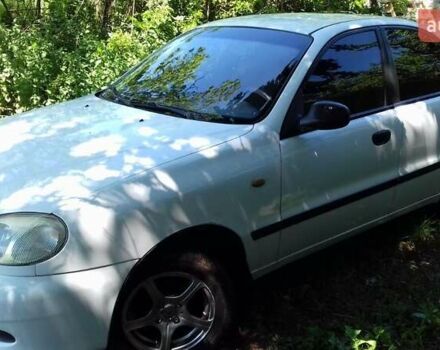 Белый Дэу Ланос, объемом двигателя 1.3 л и пробегом 450 тыс. км за 2000 $, фото 3 на Automoto.ua