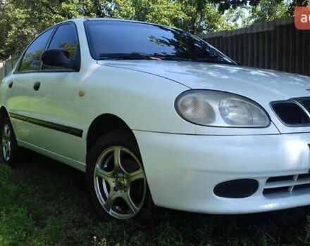 Белый Дэу Ланос, объемом двигателя 1.3 л и пробегом 450 тыс. км за 2000 $, фото 4 на Automoto.ua