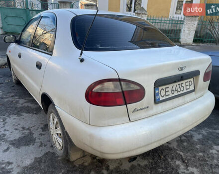 Белый Дэу Ланос, объемом двигателя 1.3 л и пробегом 270 тыс. км за 1300 $, фото 2 на Automoto.ua