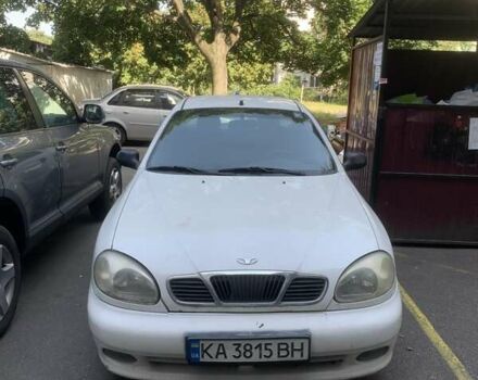 Белый Дэу Ланос, объемом двигателя 1.6 л и пробегом 220 тыс. км за 1600 $, фото 3 на Automoto.ua