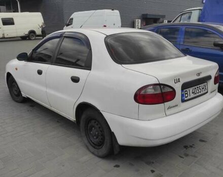Дэу Ланос 2003 в Кременчуге на Automoto.ua Белый Дэу Ланос, объемом двигателя 1.5 л и пробегом 211 тыс. км за 2400 $, фото 5 на Automoto.ua