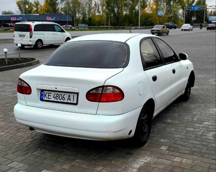 Дэу Ланос 2003 в Днепре (Днепропетровске) на Automoto.ua Белый Дэу Ланос, объемом двигателя 1.5 л и пробегом 338 тыс. км за 2200 $, фото 2 на Automoto.ua