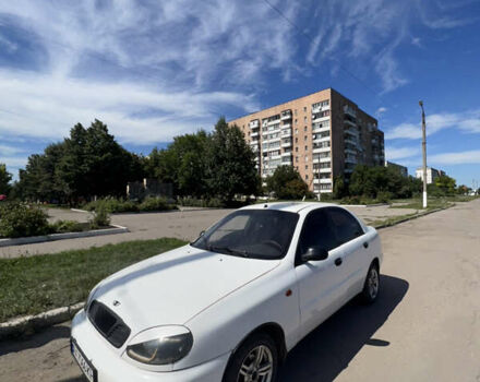 Белый Дэу Ланос, объемом двигателя 1.5 л и пробегом 230 тыс. км за 2500 $, фото 1 на Automoto.ua