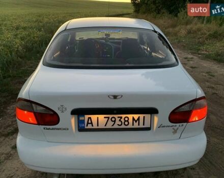 Белый Дэу Ланос, объемом двигателя 1.5 л и пробегом 240 тыс. км за 2650 $, фото 3 на Automoto.ua
