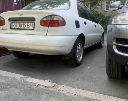 Белый Дэу Ланос, объемом двигателя 1.6 л и пробегом 220 тыс. км за 1600 $, фото 1 на Automoto.ua