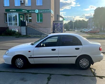 Белый Дэу Ланос, объемом двигателя 1.5 л и пробегом 135 тыс. км за 2850 $, фото 2 на Automoto.ua