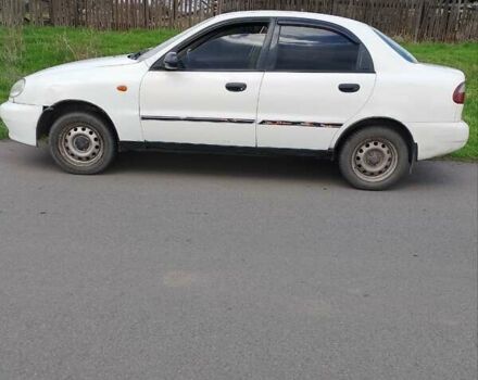 Белый Дэу Ланос, объемом двигателя 1.3 л и пробегом 300 тыс. км за 850 $, фото 3 на Automoto.ua