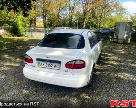 Білий Деу Ланос, об'ємом двигуна 1.3 л та пробігом 130 тис. км за 1100 $, фото 4 на Automoto.ua