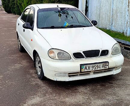 Білий Деу Ланос, об'ємом двигуна 1.3 л та пробігом 390 тис. км за 900 $, фото 1 на Automoto.ua
