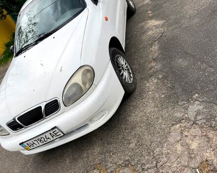 Белый Дэу Ланос, объемом двигателя 1.3 л и пробегом 286 тыс. км за 800 $, фото 1 на Automoto.ua