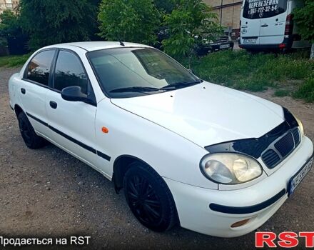 Белый Дэу Ланос, объемом двигателя 1.5 л и пробегом 257 тыс. км за 1750 $, фото 1 на Automoto.ua