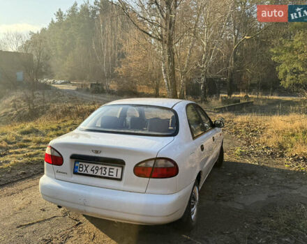 Белый Дэу Ланос, объемом двигателя 1.6 л и пробегом 152 тыс. км за 2000 $, фото 3 на Automoto.ua
