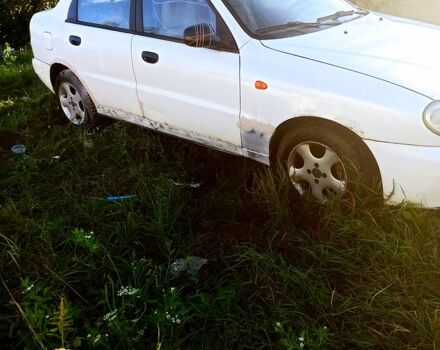 Белый Дэу Ланос, объемом двигателя 1.5 л и пробегом 106 тыс. км за 925 $, фото 1 на Automoto.ua