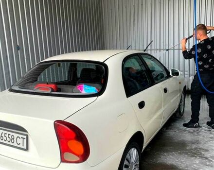 Белый Дэу Ланос, объемом двигателя 1.5 л и пробегом 186 тыс. км за 2000 $, фото 3 на Automoto.ua