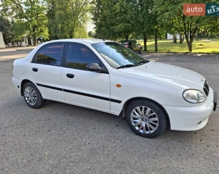 Белый Дэу Ланос, объемом двигателя 1.5 л и пробегом 223 тыс. км за 2950 $, фото 5 на Automoto.ua