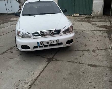 Белый Дэу Ланос, объемом двигателя 1.5 л и пробегом 150 тыс. км за 3600 $, фото 1 на Automoto.ua