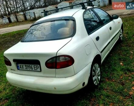 Белый Дэу Ланос, объемом двигателя 1.5 л и пробегом 150 тыс. км за 1520 $, фото 3 на Automoto.ua