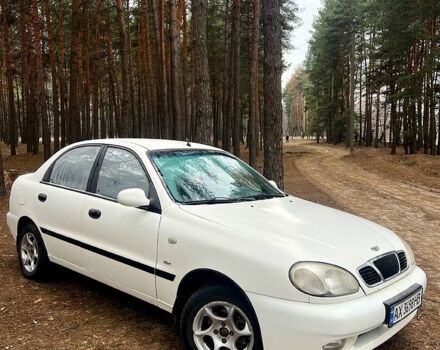 Белый Дэу Ланос, объемом двигателя 1.6 л и пробегом 205 тыс. км за 1700 $, фото 1 на Automoto.ua