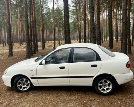 Белый Дэу Ланос, объемом двигателя 1.6 л и пробегом 205 тыс. км за 1700 $, фото 3 на Automoto.ua