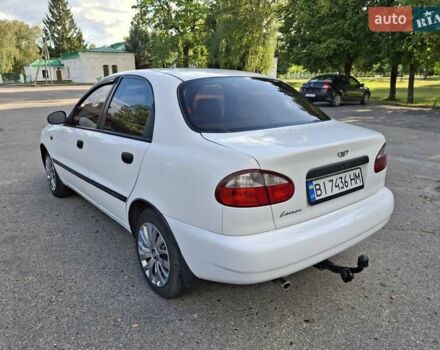 Белый Дэу Ланос, объемом двигателя 1.5 л и пробегом 223 тыс. км за 2950 $, фото 3 на Automoto.ua
