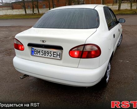 Белый Дэу Ланос, объемом двигателя 1.5 л и пробегом 230 тыс. км за 2750 $, фото 1 на Automoto.ua