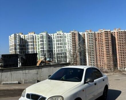 Белый Дэу Ланос, объемом двигателя 1.5 л и пробегом 255 тыс. км за 1450 $, фото 1 на Automoto.ua