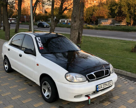 Белый Дэу Ланос, объемом двигателя 1.5 л и пробегом 599 тыс. км за 2000 $, фото 1 на Automoto.ua